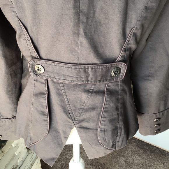 Ambitions Zip-Up Lined Utility Jacket / Blazer - Picture 8 of 13